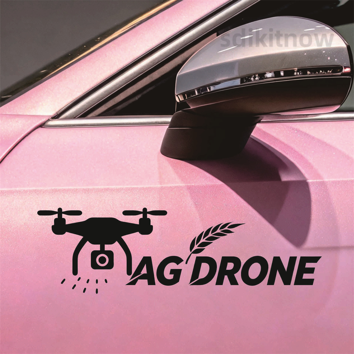 Agriculture Farming Words - Adesivo in vinile per auto AG