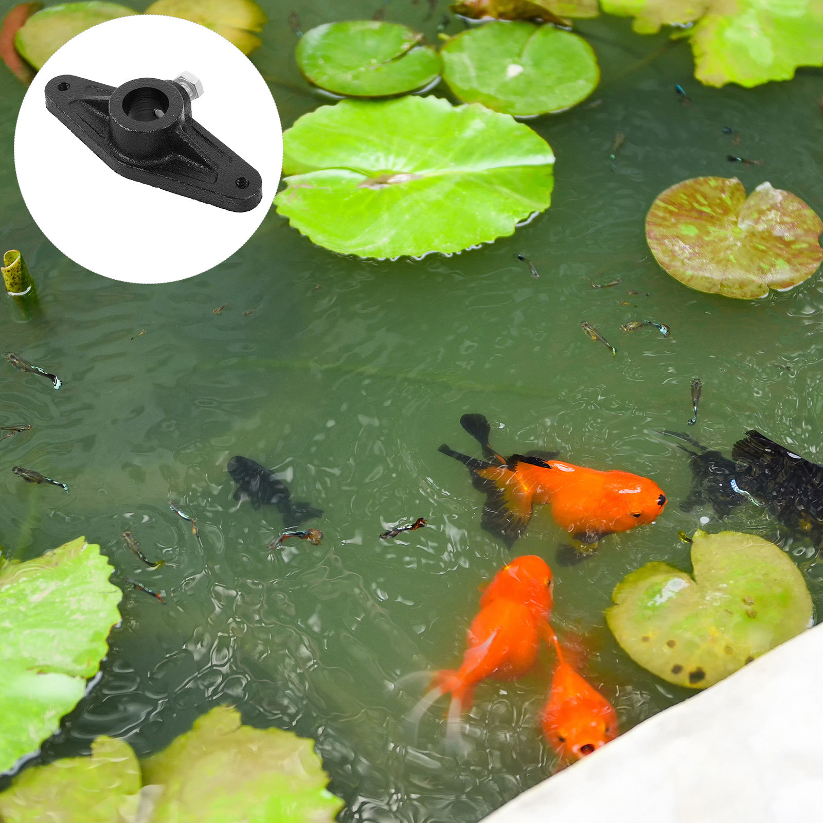 Fish Pond Aerator - Manovella Nera di Ricambio per Mulinello