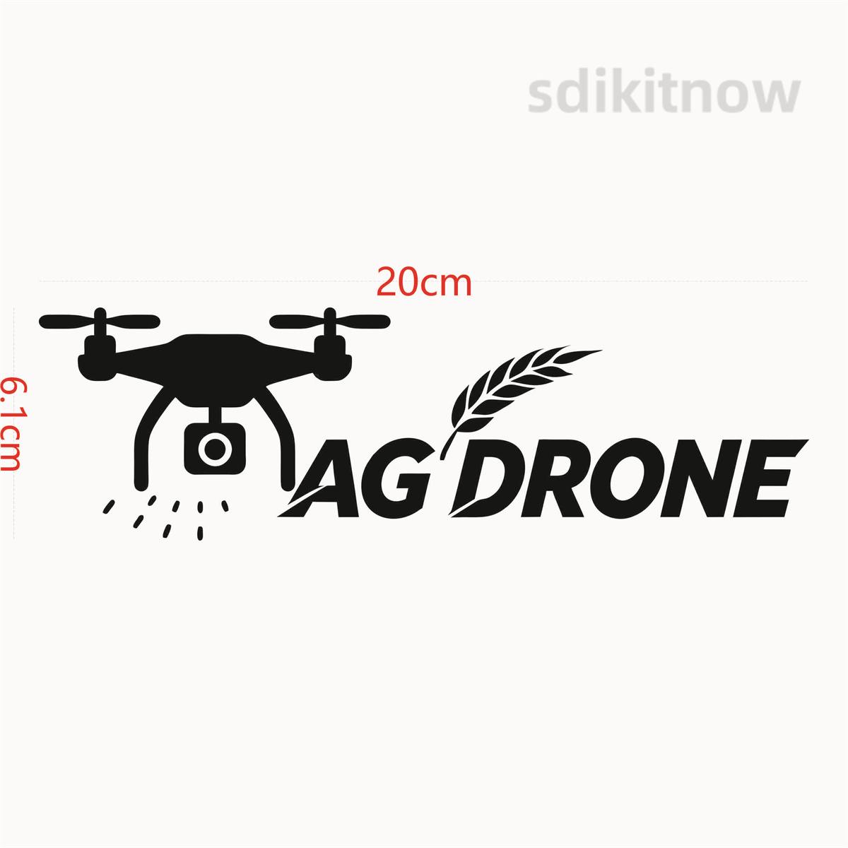 Adesivo in vinile per auto AG  - Agriculture Farming Words recensione e prezzo