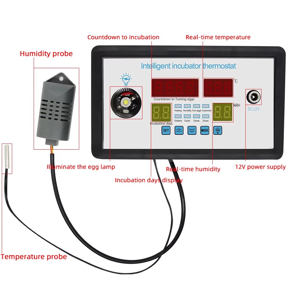 ZFX-W9002 Controller per incub - Poultry Incubator recensione e prezzo