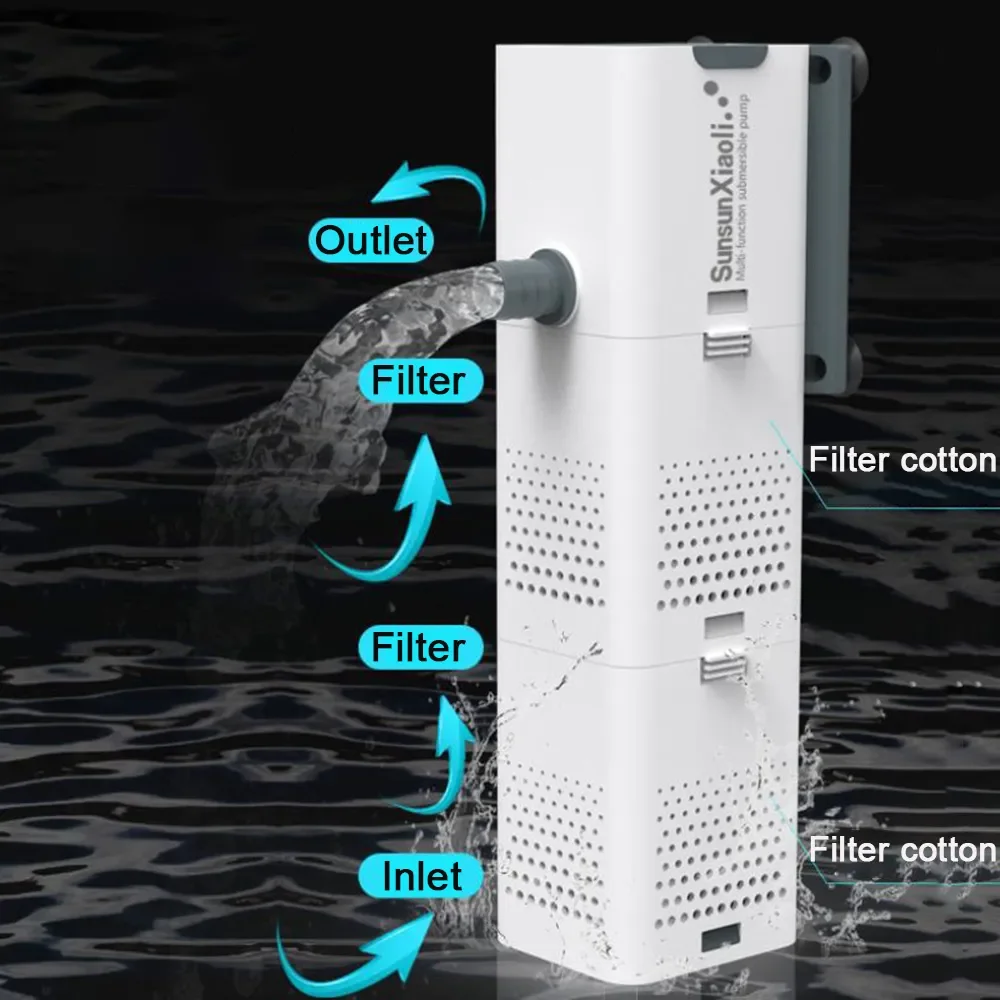 Pompa del filtro dell'acquario - Fish Pond Aerator recensione e prezzo